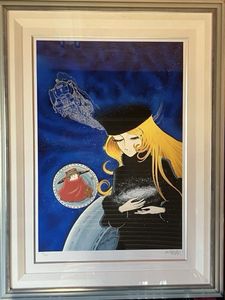 松本零士　銀河鉄道999 メーテル／星野哲郎　シルクスクリーン版画 版画 銀河鉄道999の値段と価格推移は？｜3件の売買データから版画 銀河