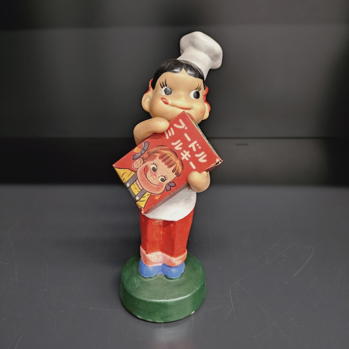 不二家 ペコちゃん コックペコちゃん 当時物1960年代 ソフビ 昭和