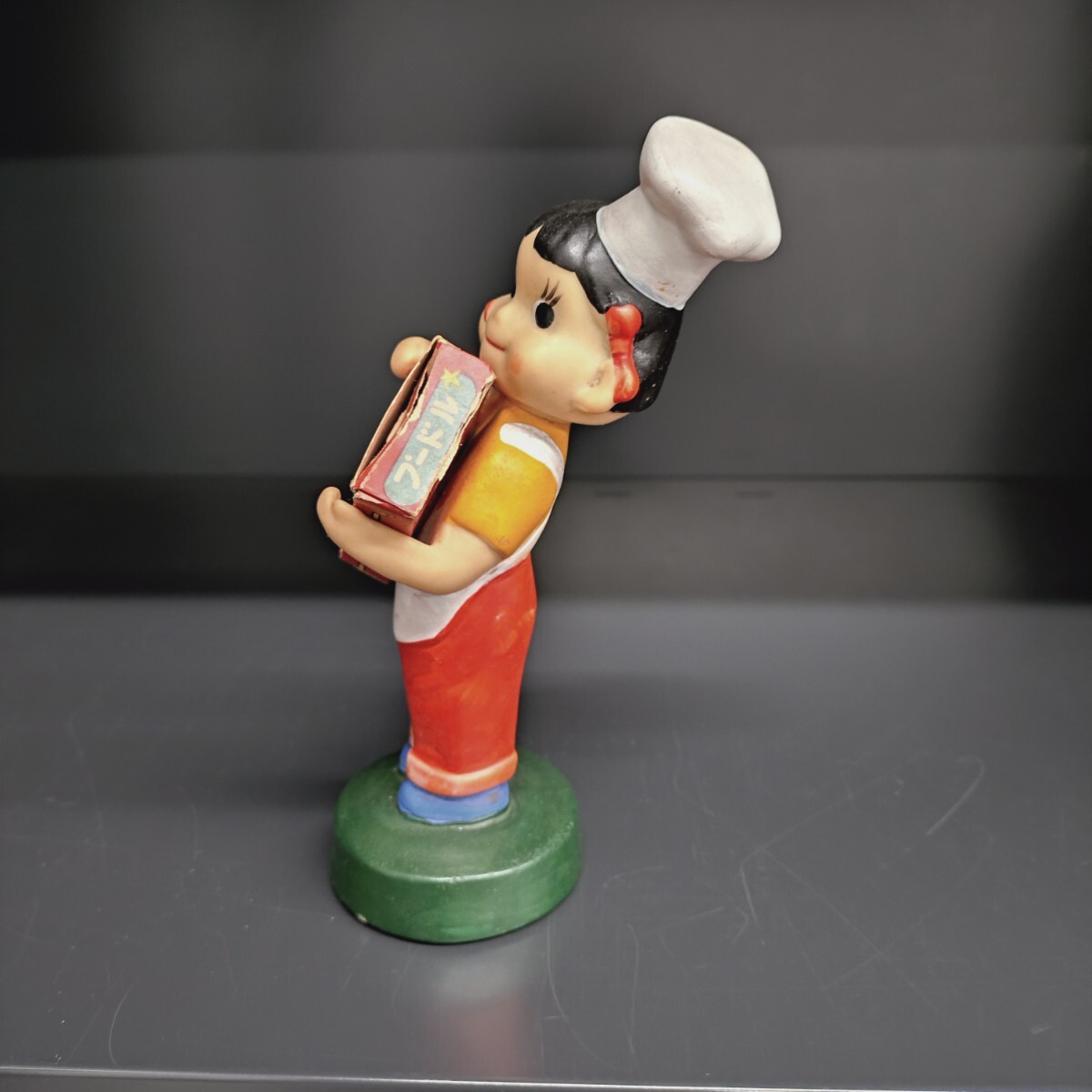 不二家 ペコちゃん コックペコちゃん 当時物1960年代 ソフビ 昭和