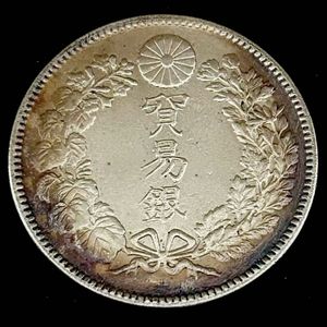 貿易銀 大日本 明治 銀貨 龍のYahoo!オークション(旧ヤフオク!)の相場