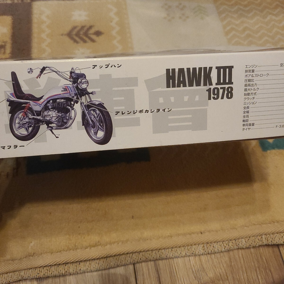 アオシマ プラモデル 未組立 CB400N Hawk III ホークIII バブ 検索 旧