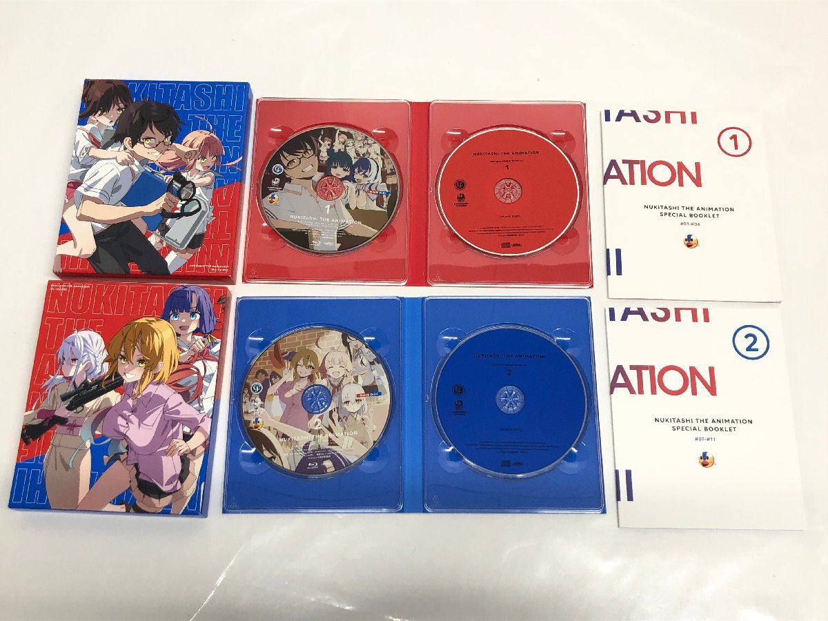 ぬきたし THE ANIMATION Blu-ray BOX 上巻 / 下巻 抱き枕カバー A3感温