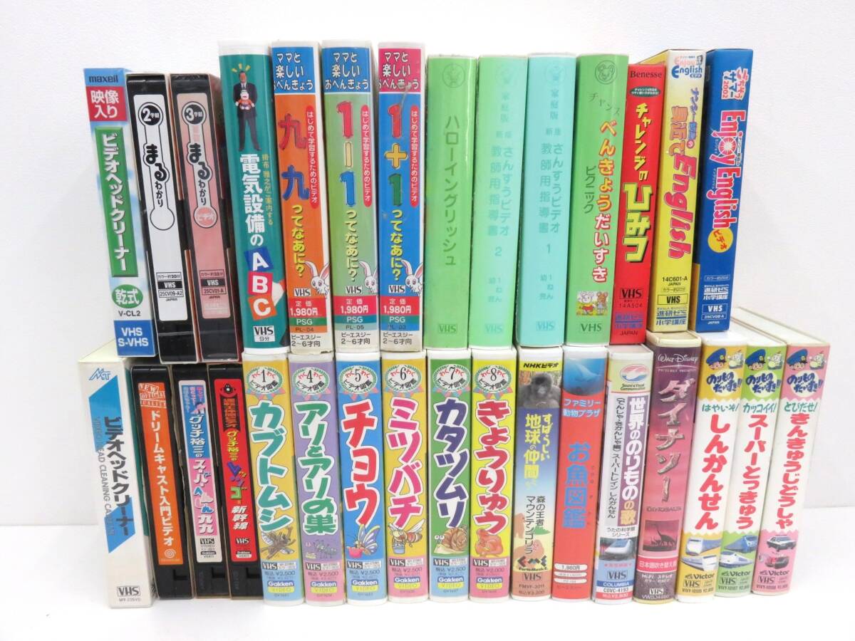 映像祭 VHS ビデオテープ 動物 知育アニメ おまとめ 31本 動作未確認