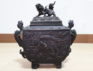 獅子 香炉 銅 仏具の値段と価格推移は？｜18件の売買データから獅子