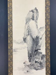 ♢倉田松濤(1865～1928) 肉筆画　人間画賛　紙本　掛軸 倉田松濤の値段と価格推移は？｜5件の売買データから倉田松濤の価値が