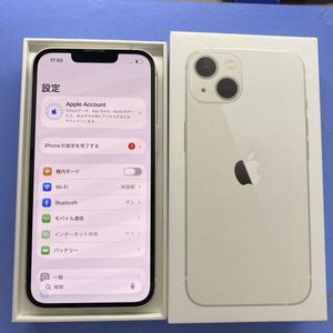 初期化済み Apple アップル アイフォン iPhone 13 ホワイト 128GB SIM