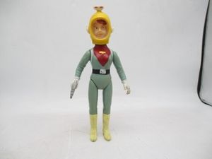 ビンテージ ☆ブルマァク 復刻 B-CLUB メタリノーム ソフビ キャプテン
