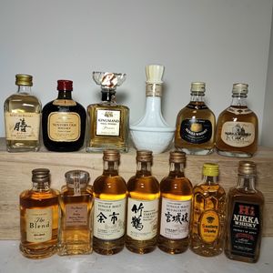 飲料 古酒①☆ミニボトル4本セット☆ニッカウヰスキー 宮城峡・竹