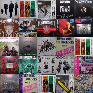 66位 12102854;【国内盤+輸入盤!帯付き含む!68枚!】 PUNK PUBROCK ROCKABILLY系 68枚1箱セット