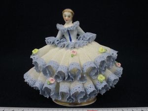 希少！ アイリッシュドレスデン ドール Miss2000 Dresden lace doll