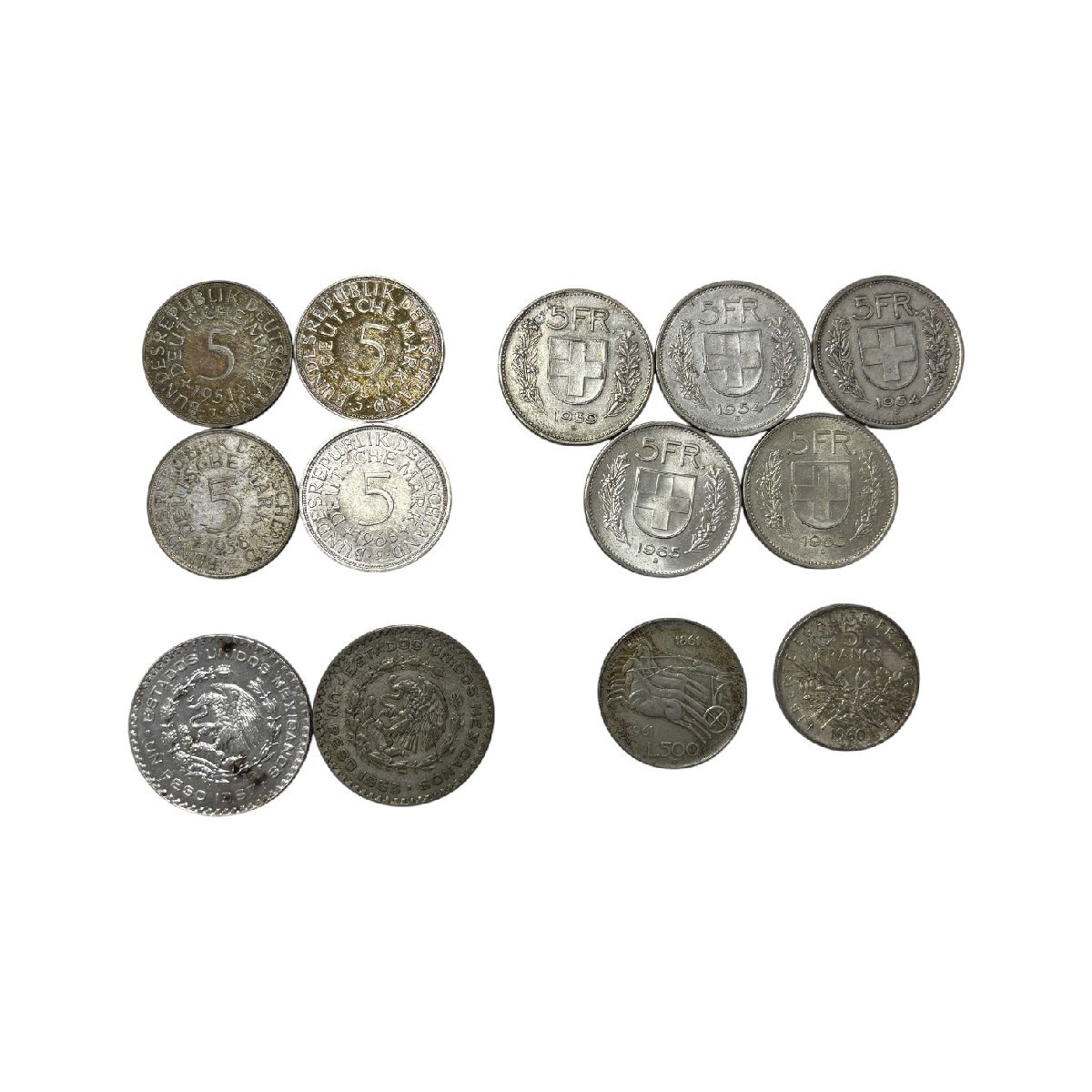 イタリア 500リラ 銀貨の値段と価格推移は？｜12件の売買データから