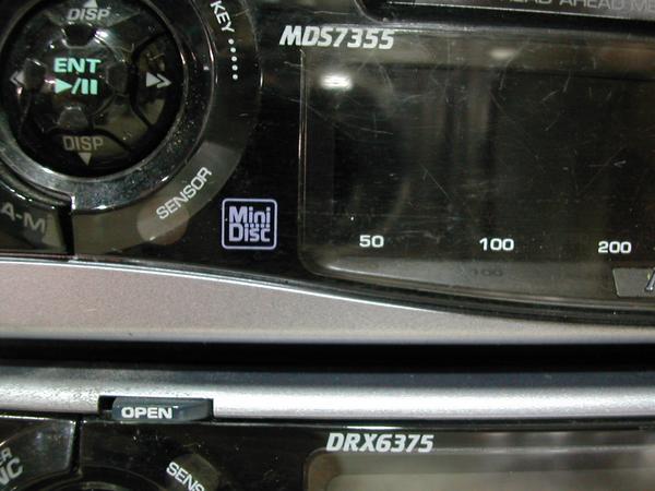 ADDZEST CD＆MDデッキ MDS7355とDRX6375(アゼスト、クラリオン)｜売買