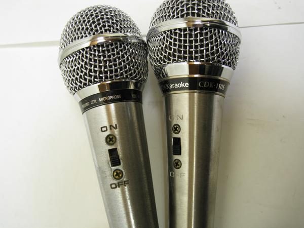 A 4852☆PRIMO マイク CDK-11☆ CDK-110S ☆2本セット(カラオケ機器 