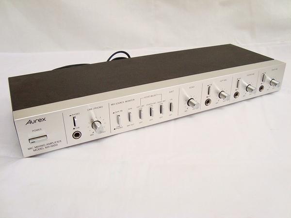 HZ482]□Aurex MX-1000 ミキシングアンプ 通電確認済み□(一般)｜売買