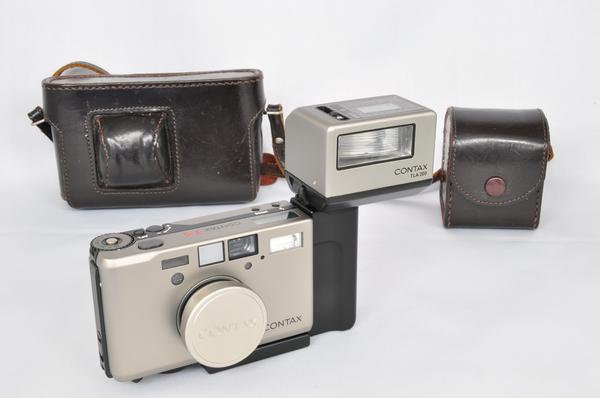 三宝カメラ】 CONTAX T3D SA-2など付属品多数付 コンタックス 