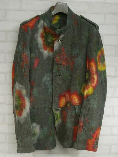 ワイズ花柄コート Y'S for MEN ワイズ ヨウジヤマモト 花柄縮絨ジャケット 31294 ワイズ
