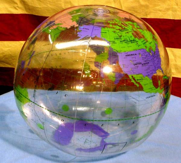 激安 特価 即買 Clear Globe 透明地球儀ビーチボール ビーチボール 売買されたオークション情報 Yahooの商品情報をアーカイブ公開 オークファン Aucfan Com