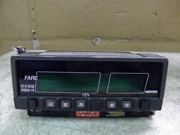 □タクシーメーター□NISHIBE/ニシベ計器□NU-101/第B942-1号□(計器