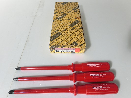 Sd1247 ベッセル 軸カバードライバー 3 150mm 電工専用 3点 プラスドライバー 売買されたオークション情報 Yahooの商品情報をアーカイブ公開 オークファン Aucfan Com Sd1247 ベッセル 軸カバードライバー 3 150mm 電工専用 3点 プラスドライバー 売買されたオークション情報 Yahooの商品情報をアーカイブ公開 オークファン Aucfan Com