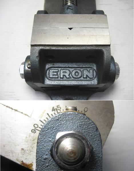 E402□ナベヤERON スイベルアングルバイス E-117 75mm 新品(バイス 