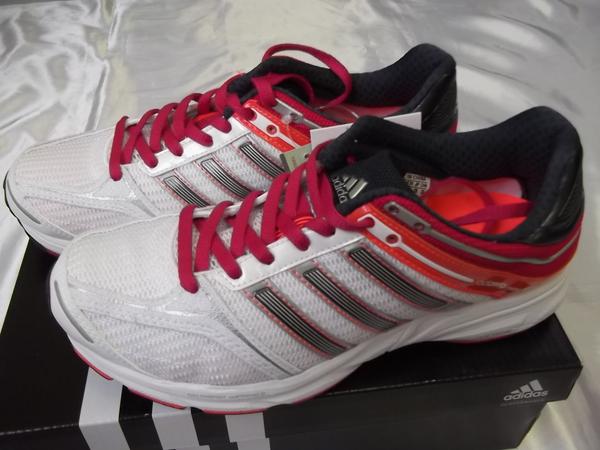 新品即決adidasアディダスadizero Mana 6 W 24.5cm白/赤G41426