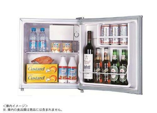 小型冷蔵庫 TECO LR0510W サイコロ型冷蔵庫 45L 右開きタイプ(100 