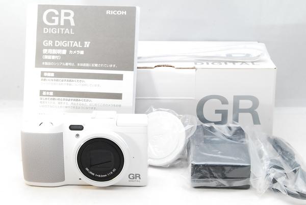 ★キレイ★RICOH リコー GR DIGITAL デジタル 4 元箱付 ホワイト_1