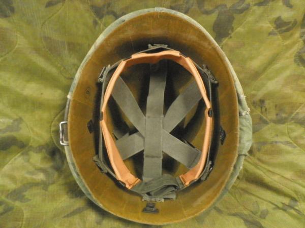 うえさま③ 米陸軍ナム戦M-1後期ヘルメットミッチェル迷彩カバー付4499