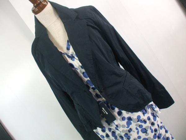 コムサデモード★新品★マタニティージャケット紺★定価27300