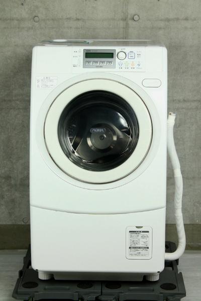 中古□SANYO ドラム式洗濯乾燥機 AQUA AWD-AQ4000 09年製 洗濯機 