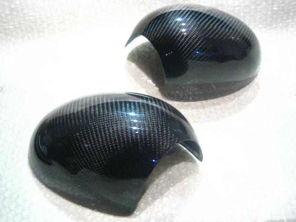 ■BMWミニ R56/R60■ドアミラーカバー/BKリアルカーボン■新品！