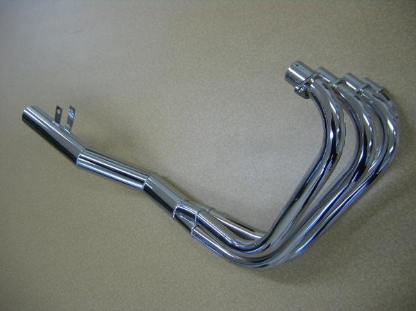 Z1/Z2 国産ショート管（メッキ）Z750RS/ZⅠ/ZⅡ/Z900 集合管 z1