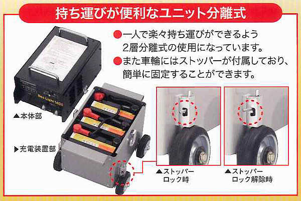 マイト工業 超軽量バッテリー溶接機 ネオライト140