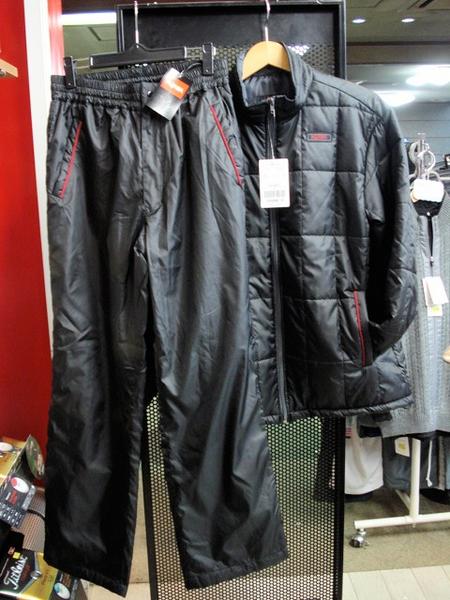 新品■ホンマ 中綿キルティングブルゾン&パンツ LLサイズ■黒