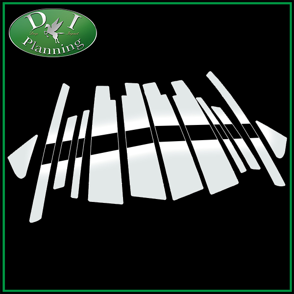 ハリアー用 60系 ステンレスピラー ピラーカバー エアロパーツ