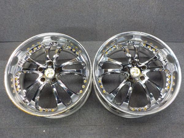 Ｅ３５５●ＷＯＲK ベルサリオ●19インチ2本●8.5J PCD114.3●