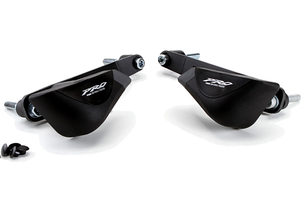 Puig 7316N CRASH PADS PRO【BLACK】MT-09 (13-14)