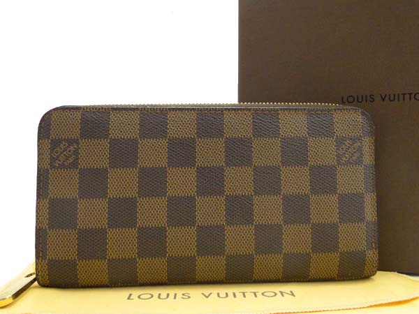 本物美品ルイヴィトンダミエジッピーウォレット長財布N60015