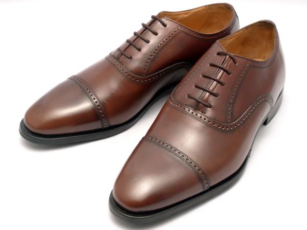 ★パンチキャップ 26.5cm 新品 本牛革 マッケイ製法 訳あり品