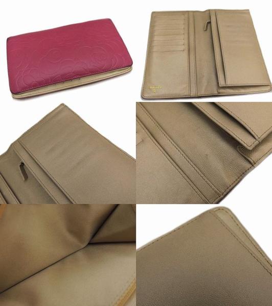 シャネル■A36544 カメリア ピンク レディース 2つ折り 長財布