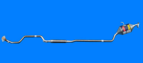 送料無料 日本製 リアマフラー タント L360S (4WD) 純正同等品