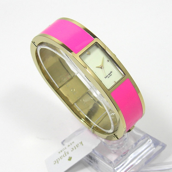 日本正規代理店 KateSpade ケイトスペード 腕時計バングル1YRU0178 PK 訳有-2