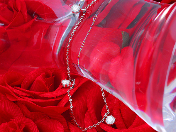 [初売り1円]65万『恋に揺れる0.360ｃｔ』贅沢ダイヤブレスレット