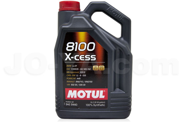 ◆数量限定！MOTULモチュール 8100 X-cess 5W40 5Lボトル