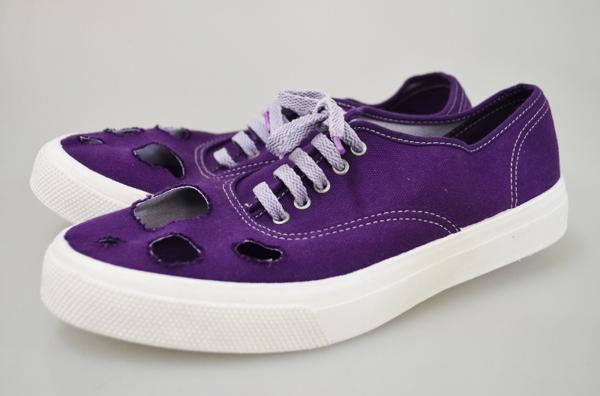 コムデギャルソン プリュス 14aw 穴あきスニーカー 59936 S