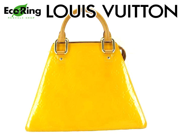 1円 ヴィトン M91112 ヴェルニ フォーサイス ハンドバッグ BP043