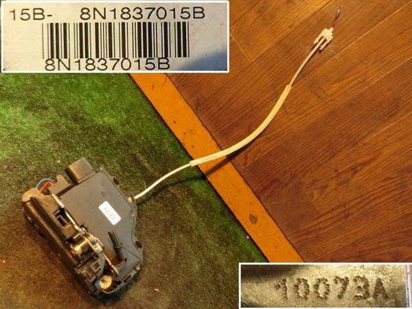 ポルシェ911 カレラ 996・左ドアロックアクチュエーター