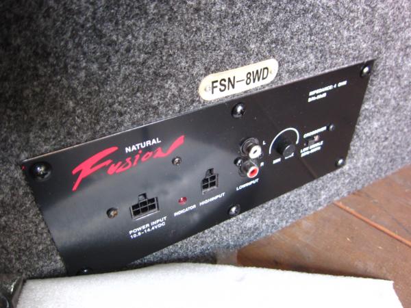 NATURAL Fusion ナチュラル フュージョン FSN-8WDサブウーファー