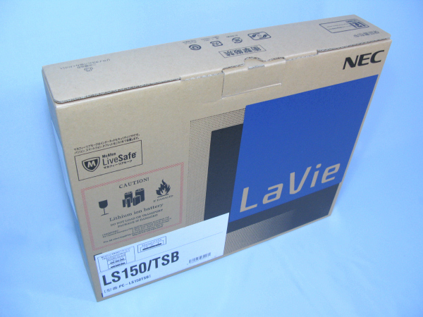 ☆未使用☆NEC LaVie S LS150/TSB PC-LS150TSB/1.4G/4G/750G☆