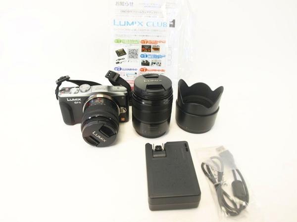 1円～[美品]Panasonic LUMIX DMC-GF6W ダブルズームレンズキット